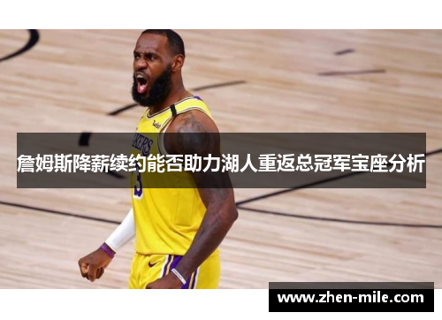 詹姆斯降薪续约能否助力湖人重返总冠军宝座分析